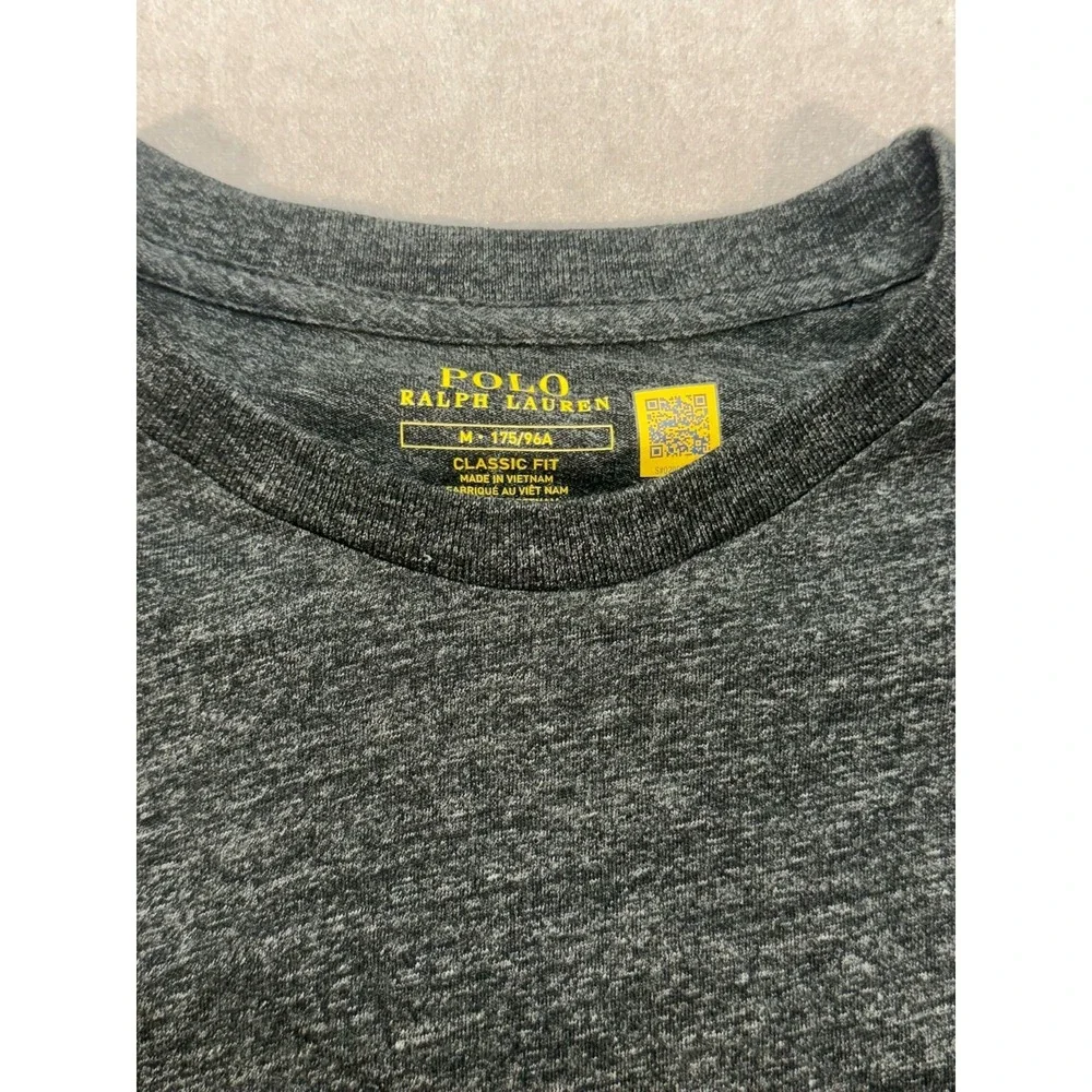 New Polo‎ Ralph Lauren Men Crew Neck T-Shirt Gray Medium